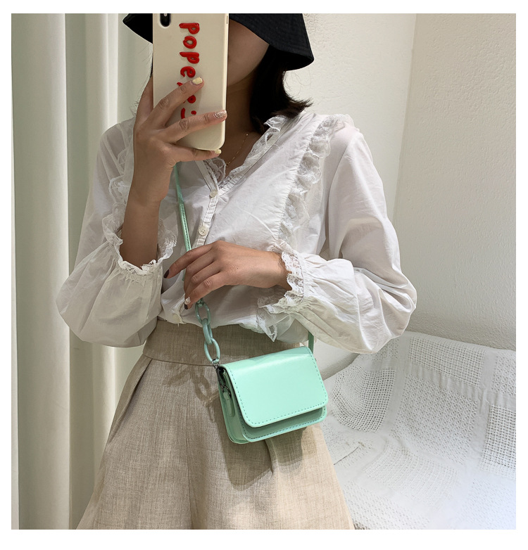 135g Weight Polyester Lining Material Magnetic Buckle Closure Type Single Shoulder Strap Strap Type Crossbody Bag Bags Type Casual, Street Occasion Pu Leather Material Solid Color Pattern All Seasons Season Women's Gender Vintage Style, Classic Style Style Medium Size Women's Medium Pu Leather Solid Color Vintage Style Classic Style Magnetic Buckle Crossbody Bag 8