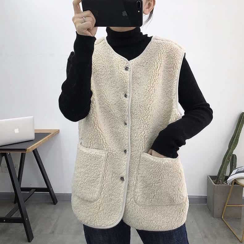 Gilet femme en Fausse laine - Ref 3434661 Image 19