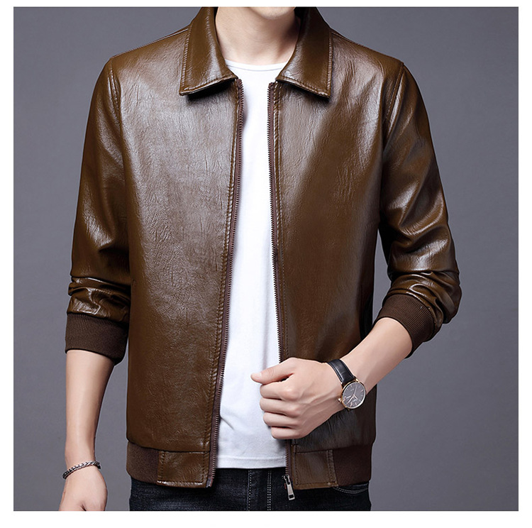 Veste en cuir homme - Ref 3443825 Image 15