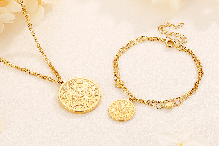 Jesus tag bracelet necklace stainless steel accessories wholesale