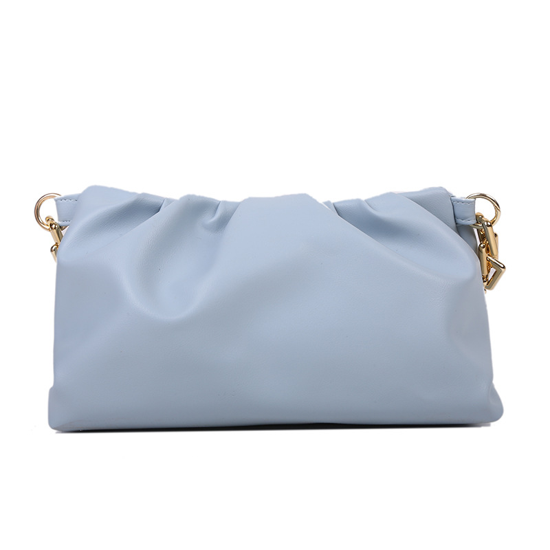 Women's Medium Pu Leather Solid Color Streetwear Cloud Shape Lock Clasp Underarm Bag display picture 54