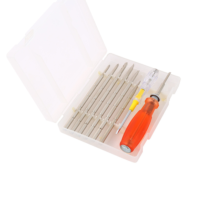 Destornillador triángulo especial en forma de destornillador traje combinación de herramientas de hardware desmontaje doméstico destornillador 0841 cubierta de la caja dura