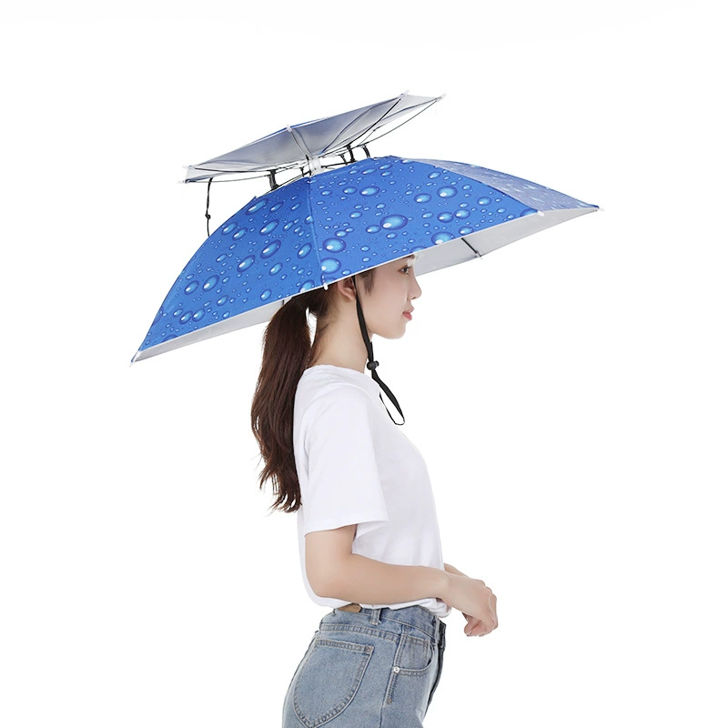Double-layer breathable windproof umbrella, UV protection, sun protection, wholesale, 77cm