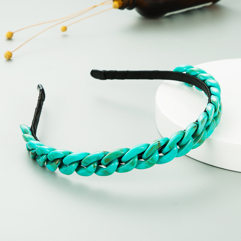 Simple Braid Thin Side Headband display picture 3