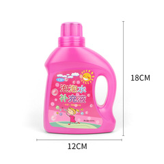500ML large bucket bubble water bubble liquid replenishment liquid environmental protection children's exclusive seven-color bubble essence factory wholesale 