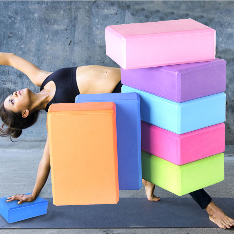 儿童舞蹈砖压腿瑜伽砖EVA材质瑜伽枕高密度泡沫eva初学者健身用品