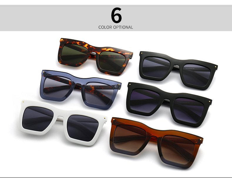 New Style Modern Retro Leopard Frame Sunglasses Big-name Sunglasses display picture 3