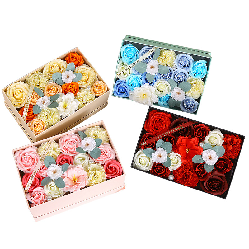 Cross border New products Christmas Soap flower gift Valentine's Day Home Furnishing decorate innovate rose Send his girlfriend gift