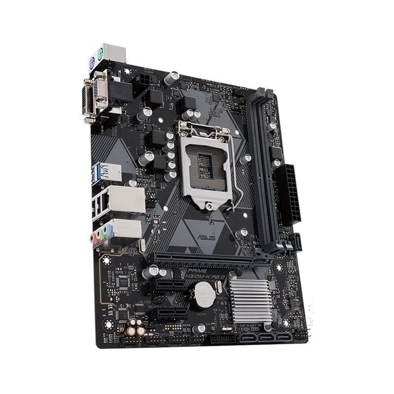 Материнская плата Hua-Shuo PRIME H310M-K R2.0 серия, поддержка 8-го поколения Core i7/i5/i3