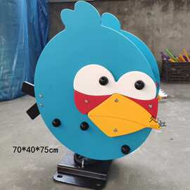 儿童pe板摇摇乐户外游乐园室外弹簧固定摇马幼儿园小区跷跷板玩具