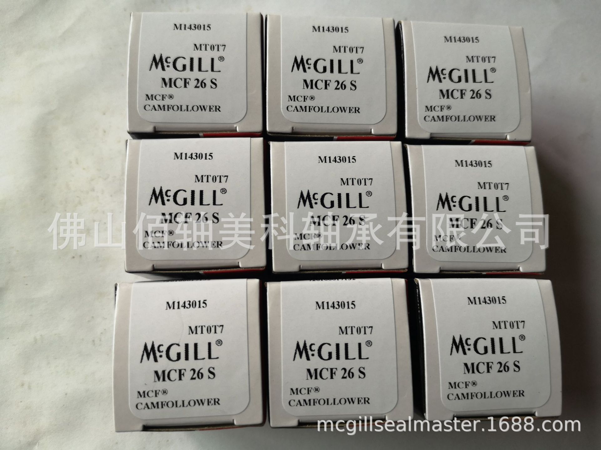 美国MCGILL麦吉尔MCF26S公制滚轮轴承授权代理原装现货促销