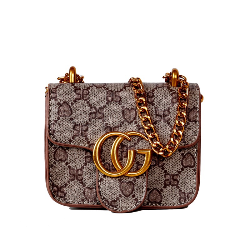 2020 new pattern Fashion Network Female bag personality Mini Handbag Versatile Messenger Plaid One shoulder Female bag mini