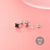 Earrings, trend small screw for sleep