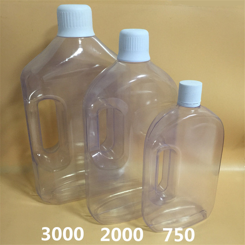 750ml扁瓶PVC透明塑料瓶消毒水瓶玻璃水瓶消毒剂瓶衣物除菌液瓶-阿里巴巴
