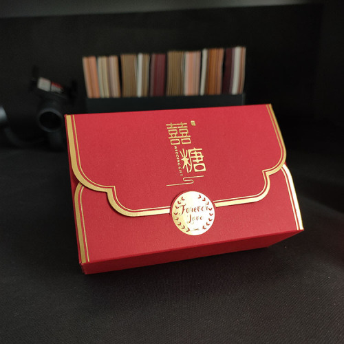 New wedding candy box creative Chinese sugar box wedding candy gift box wedding sugar bag wedding gift candy box wholesale
