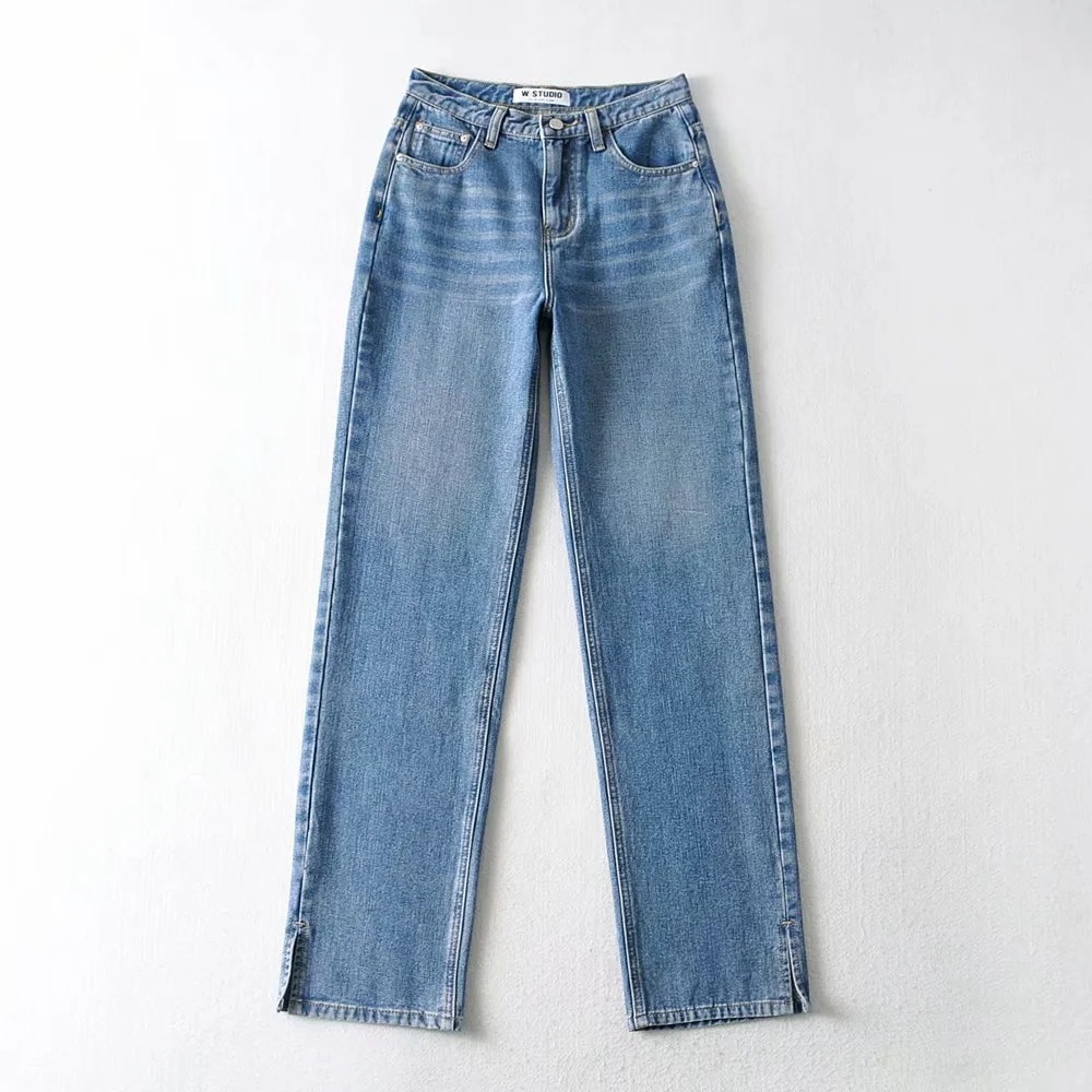 high-waist velvet jeans NSAC14362