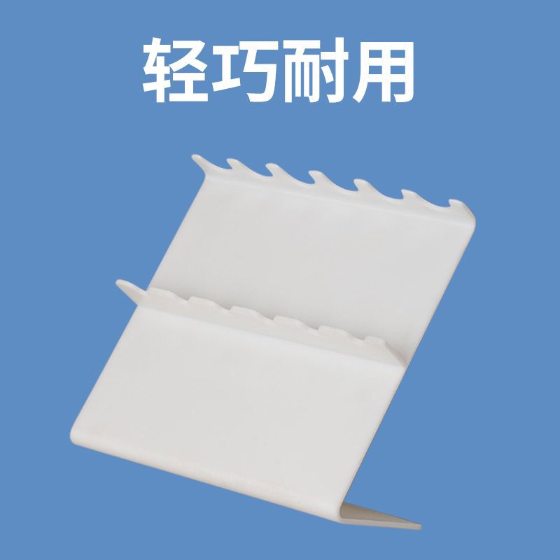 Fábrica al por mayor titular de pipeta tipo Z titular de pipeta de 6 agujeros titular de pipeta de plástico puede contener 6 piezas