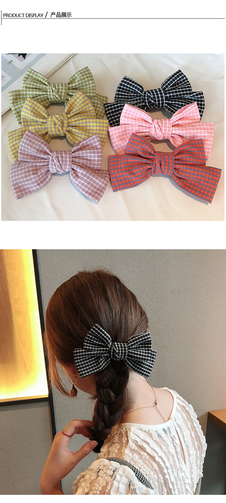 New Fashion  Korea Bow Hairpin  Wholesale display picture 2