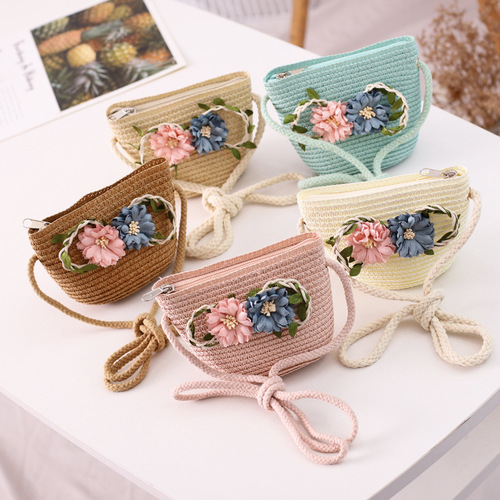 Autumn South Children's Hat Summer New Girl Baby Grass Hat Korean Style Sun Hat Bucket Hat Beach Sand Hat Sunshade Hat