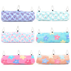 Sugar glider warm plush tunnel nest squirrel hammock plush nest small pet supplies winter cotton nest