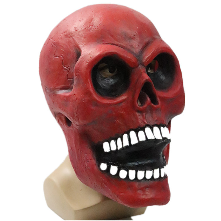 Halloween nueva Máscara de cráneo látex horror tocados partido Cosplay apoyos Ventas Directas la fábrica