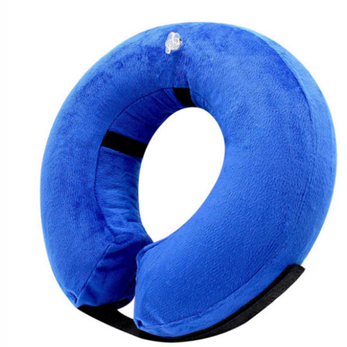 Cross-border e-commerce Elizabethan collar PVC inflatable neck collar removable and washable dog anti-bite collar pet collar