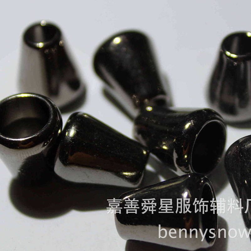 定制舜星合金吊钟绳扣挂镀吊镀金属镶花有脚纽扣服装辅料厂家供应