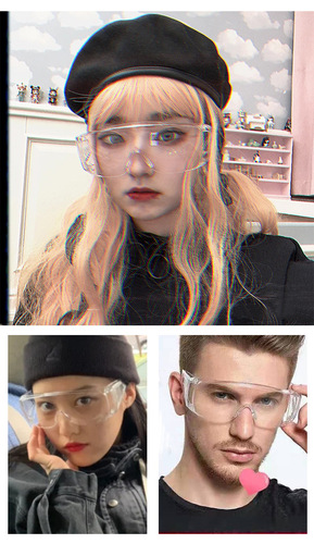 Anti-droplet, anti-fog new blinds, goggles, three certificates, labor insurance for myopic customers, protective glasses, no
