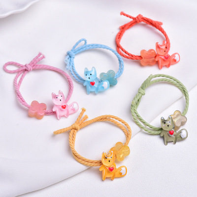 日韩国手链头绳两用网红ins花朵发绳可爱扎头发橡皮筋发圈发饰女|ms