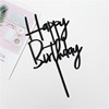 亚克力 Cake 蛋 Birthday Happy Plug -in Plug -in Plug -in Plug -in Card Holiday Products Plug in Flag