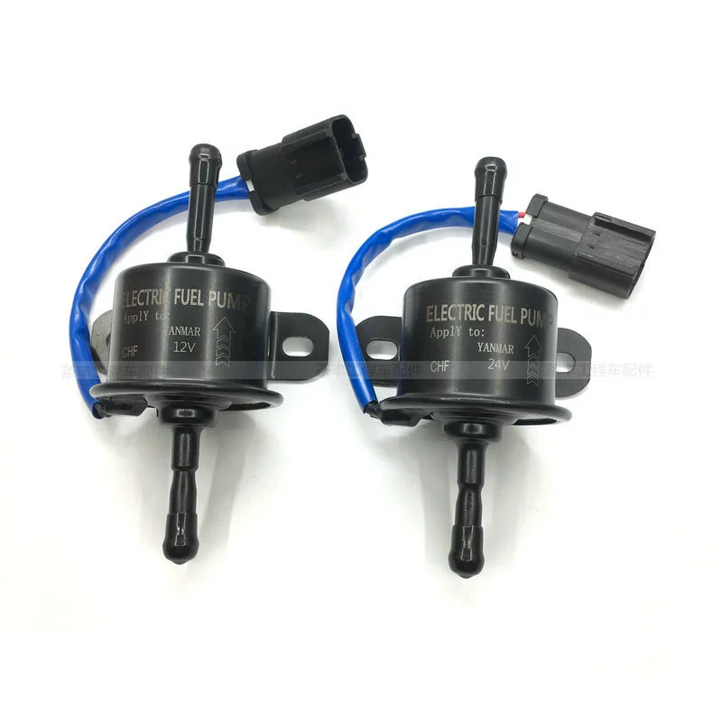 12V24V подходит для электронного насоса Yanmar, экскаватора пикапа, бензиновый и дизельный насос, полностью медный внешний топливный насос, насос для перекачки топлива