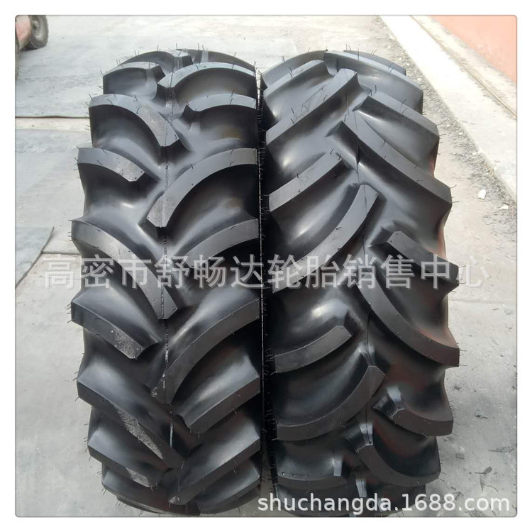销售9.5/11.2/12.4/14.9/16.9-24-26-28-30-32加密人字拖拉机轮胎