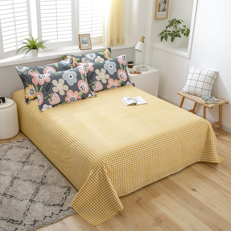 床上用品單品 棉半活性12868床單 支持壹件代發