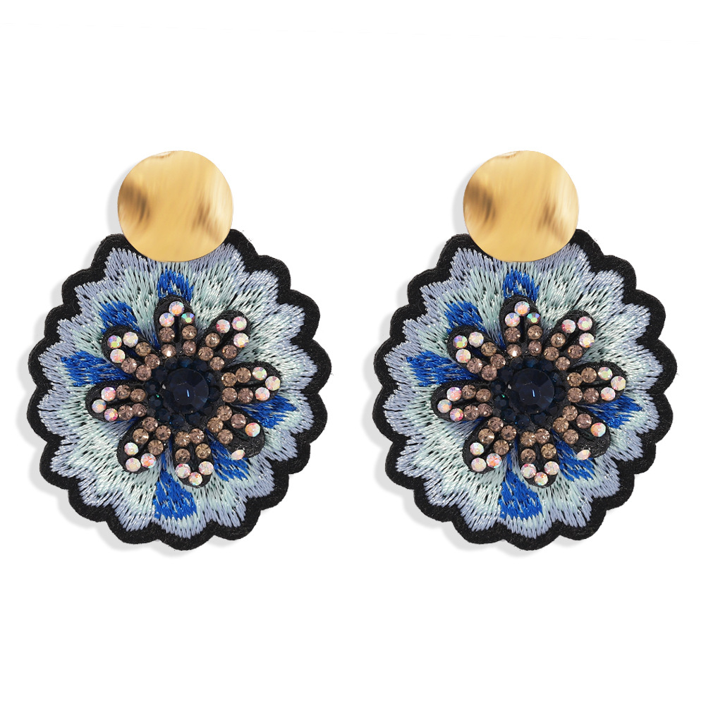 Fashion Personality Exaggerated  Daisy Flower Earrings display picture 4