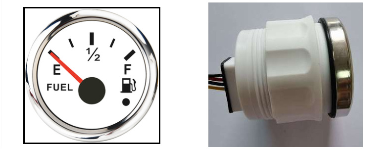 Digital Display oil gauge modified car RV special vehicle with alarm function Digital Display oil level gauge
