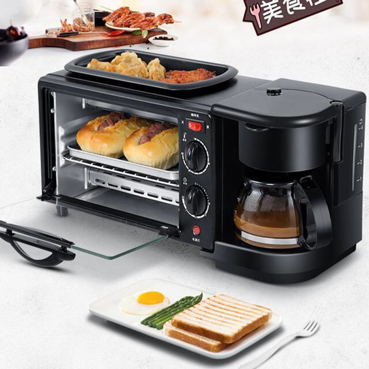 apply Breakfast Machine household Triple oven multi-function Nutrition Meal Bread Sandwich Toasters