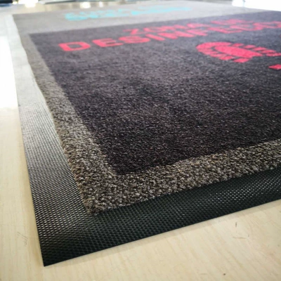 Avtomobil döşəmə paspasları Printed Rubber Carpet Advertising