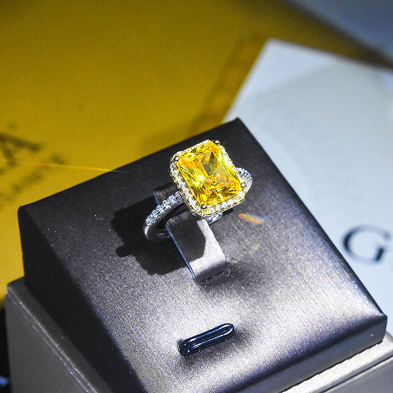 Mode Geometrisch Kupfer Diamant Juwel display picture 3