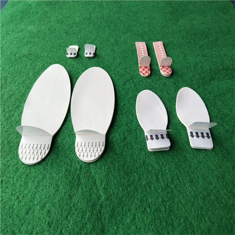 厂家直供带箭头强力无痕可移挂钩专用胶贴 魔术扣相框无痕展示贴