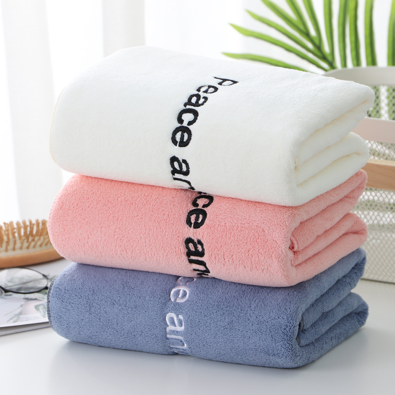 High-density coral velvet towels can be...