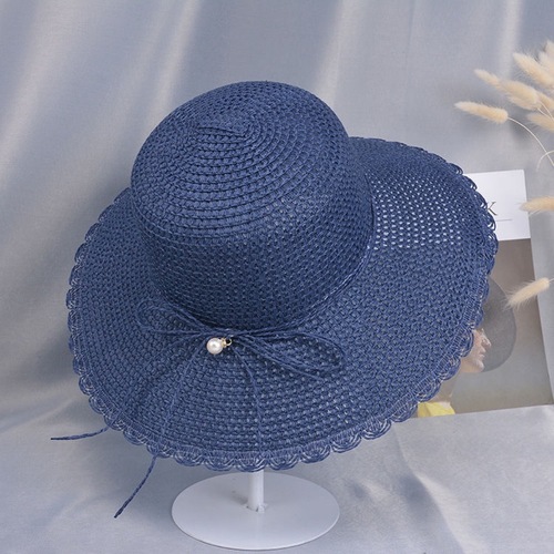 Child summer hat, foldable sun hat for women, women's sun hat, beach leisure vacation beach hat, large brim sun protective hat