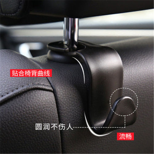 Car multifunctional seatback hook for hanging items in the car, inside, headrest, rear seat position, vehicle hook