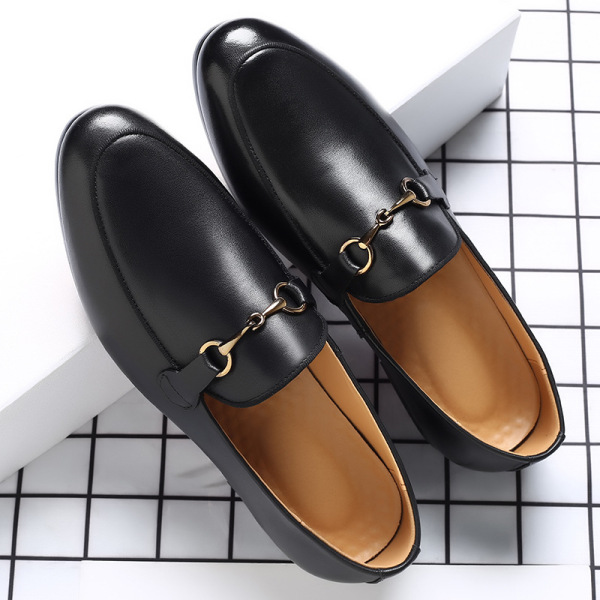 Korean version of leggings, social boys, bean shoes, casual youth loafers