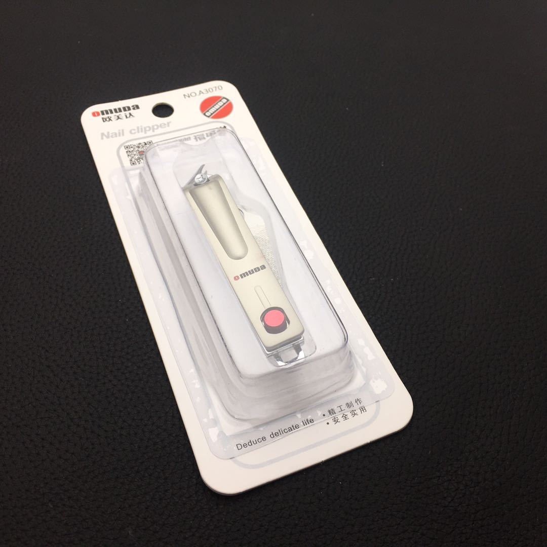 批发欧美达指甲刀斜口带锉刀指甲钳创意指甲剪A3070