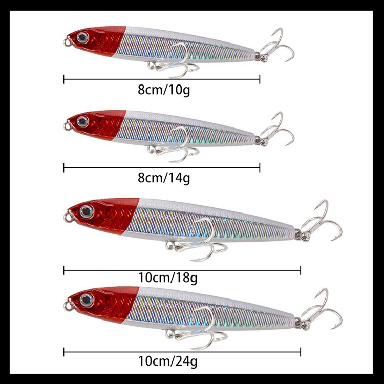 Sinking Minnow Lures Shallow Diving Minnow Baits Bass Trout Fresh Water Fishing Lure