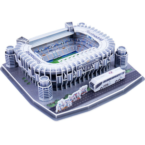 World Cup Football DIY Stadium Model Real Madrid Liverpool Juventus AC Stadium Assembled Model Simulation Stadium