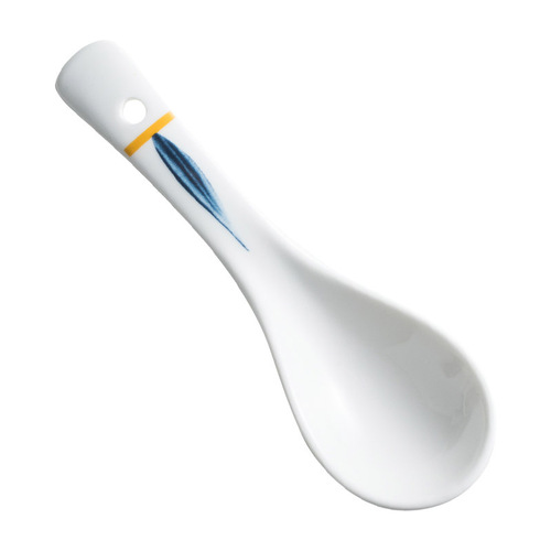 Wholesale Japanese tableware ceramic small soup spoon creative internet celebrity style