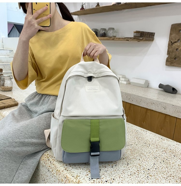 Schoolbag Korean School Harajuku Student Middle School Student Backpack Literary Forest Shoulder Bag  Wholesale Nihaojewelry display picture 39