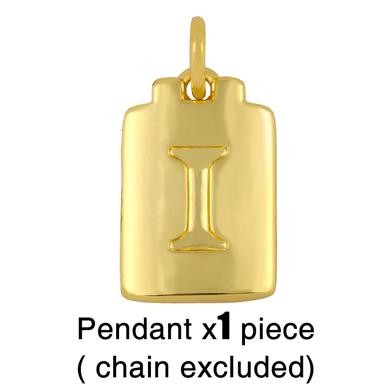 Fashion Letter 18k Gold Plated Necklace In Bulk display picture 24