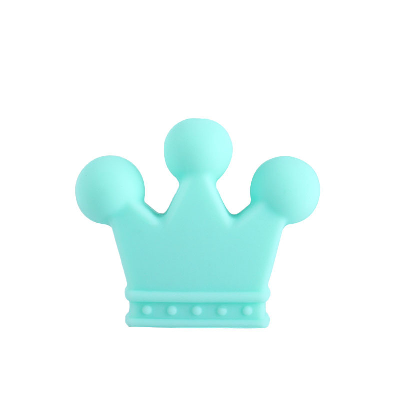 Suministros para bebés DIY calmante corona de silicona cuentas sueltas bebé pulsera molar Cadena de pezón cadena anti-caída Accesorios